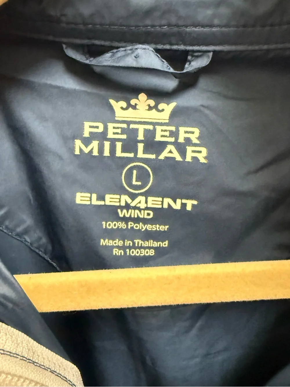 Peter Millar Navy Blue Windbreaker Pullover